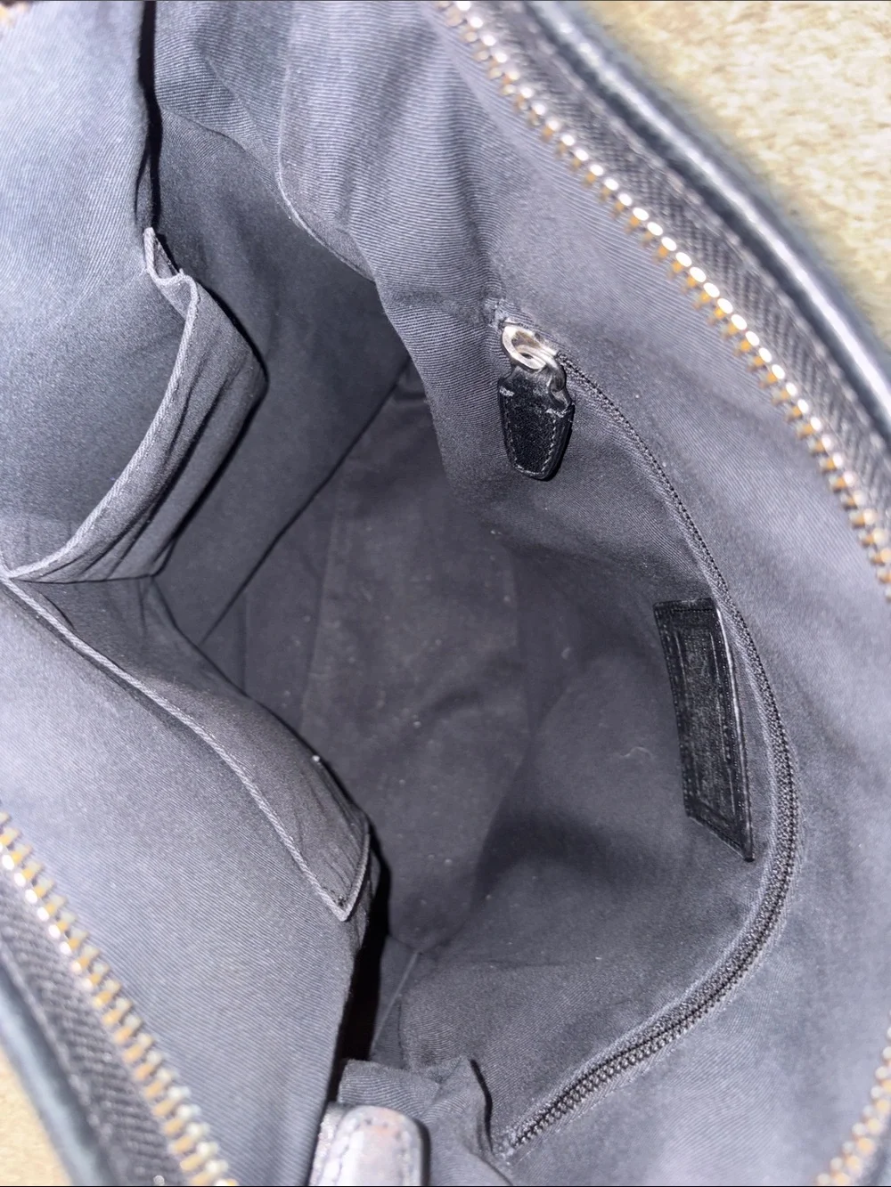 Coach Legacy Leather Tassel Duffle Hobo Bag Black Style 19889